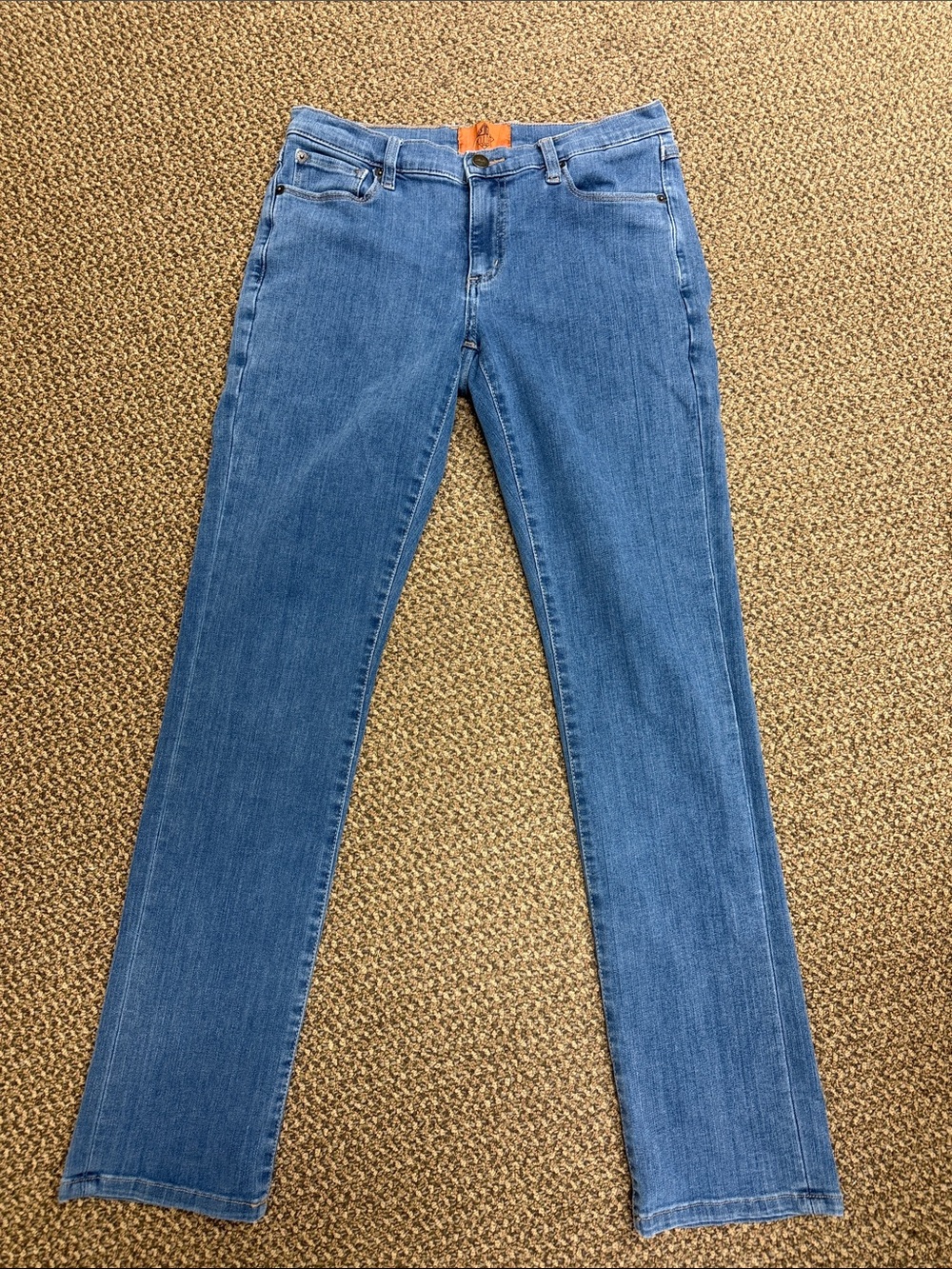 Boulder Denim Petite Straight Leg Stretch Jeans Light Wash‎ Size 29/32